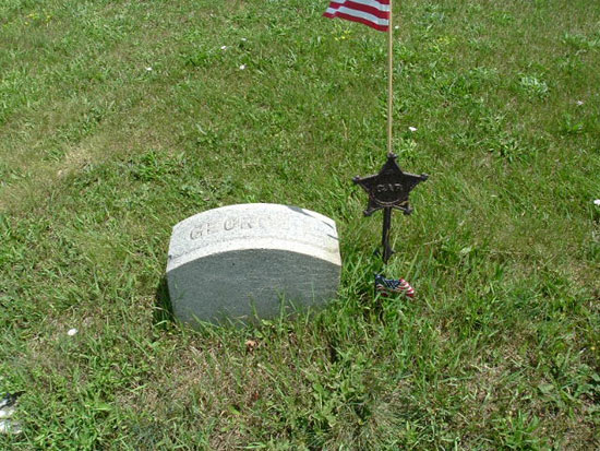 George E. Ellinwood Tombstone